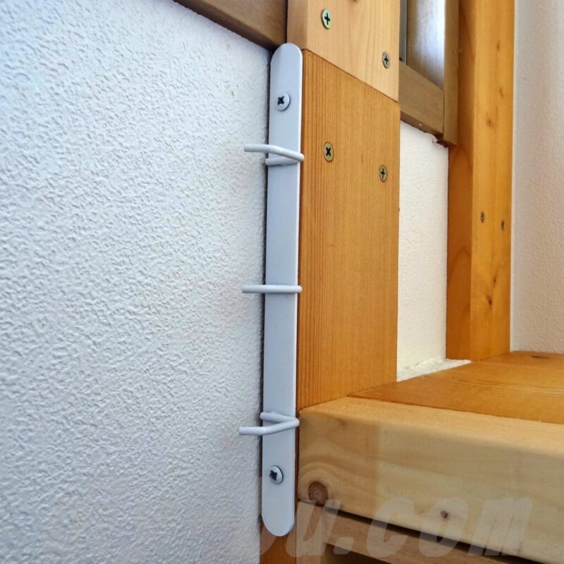 フックを取り付けたところ