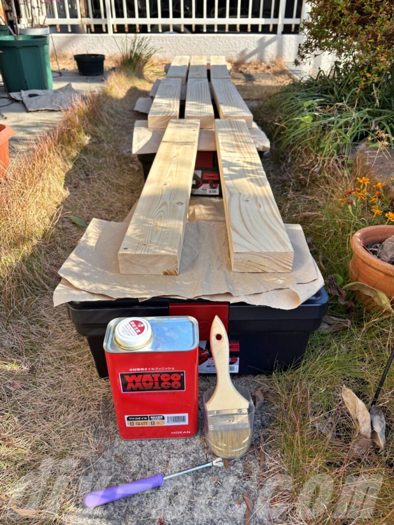 ツーバイフォー材のアップ