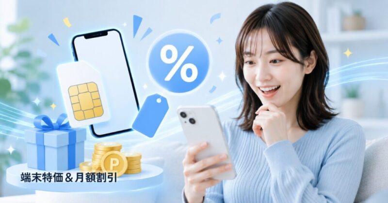 格安SIMの乗り換えキャンペーンをイメージした画像